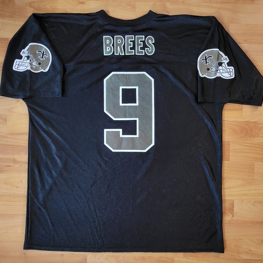 Drew Brees New Orleans Saints NFL Team Apparel Black XL Jersey